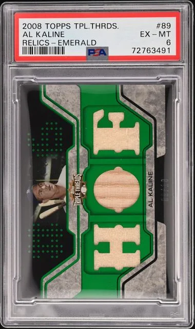 2008 Topps Triple Threads Al Kaline Game-Used Relics Emerald #TTR-89 card image