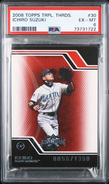 2008 Topps Triple Threads Ichiro Suzuki #30 card image