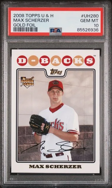 2008 Topps Update Max Scherzer & Highlights #UH280 card image