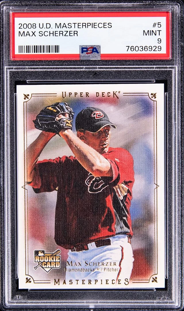 2008 UD Masterpieces Max Scherzer #5 card image