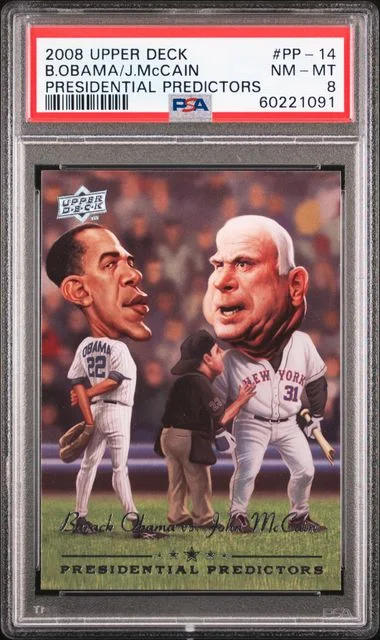 2008 Upper Deck Barack Obama/John Mccain Presidential Predictors #PP-14 card image