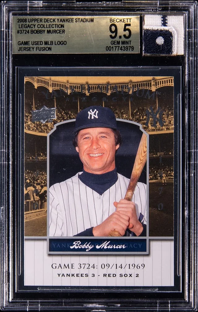 2008 Upper Deck Bobby Murcer Yankee Stadium Legacy Collection #3724 card image