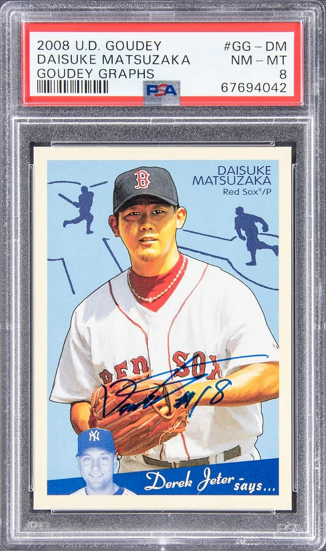 2008 Upper Deck Daisuke Matsuzaka Goudey Graphs #GG-DM card image