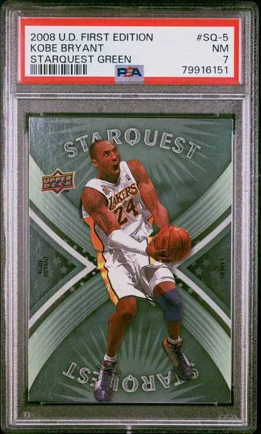 2008 Upper Deck First Edition Kobe Bryant Starquest Green #SQ-5 card image