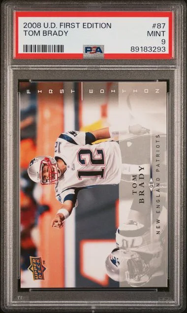 2008 Upper Deck First Edition Tom Brady #87 card image