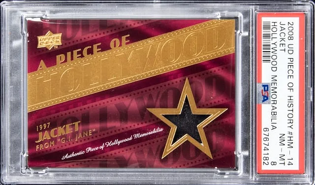 2008 Upper Deck Jacket Piece of History Hollywood Memorabilia #HM-14 card image