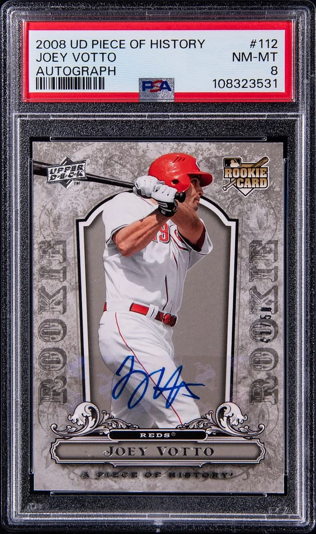 2008 Upper Deck Joey Votto A Piece Of History #112 card image