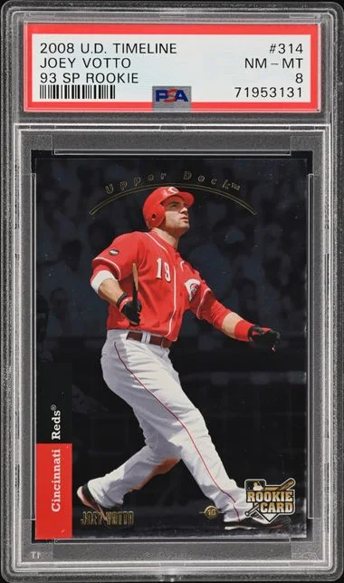 2008 Upper Deck Joey Votto Timeline '93 SP #314 card image