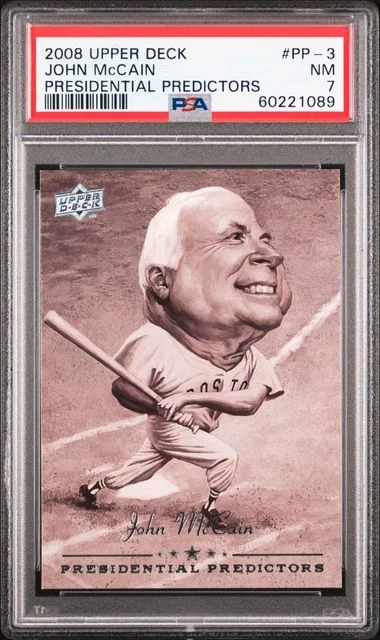 2008 Upper Deck John McCain Presidential Predictors #PP-3 card image