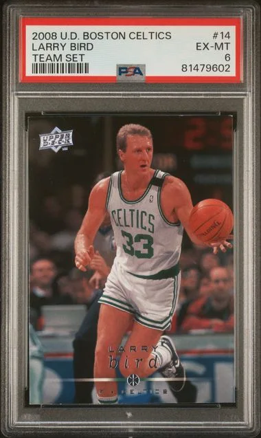 2008 Upper Deck Larry Bird Boston Celtics Team Set #14 card image