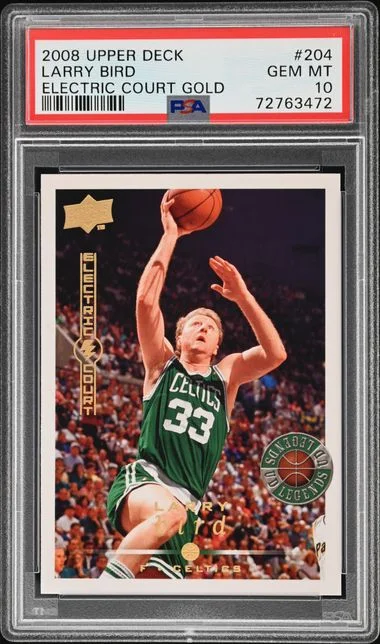 2008 Upper Deck Larry Bird Electric Court Gold #204 card image