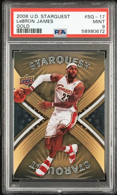 2008 Upper Deck LeBron James Starquest Gold #Sq-17 card image