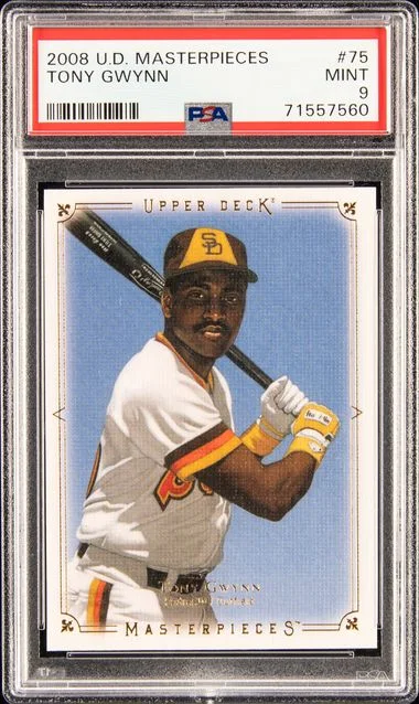 2008 Upper Deck Masterpieces Tony Gwynn #75 card image