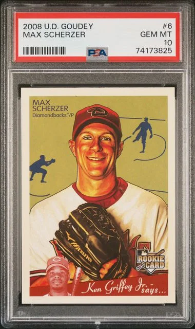 2008 Upper Deck Max Scherzer Goudey #6 card image