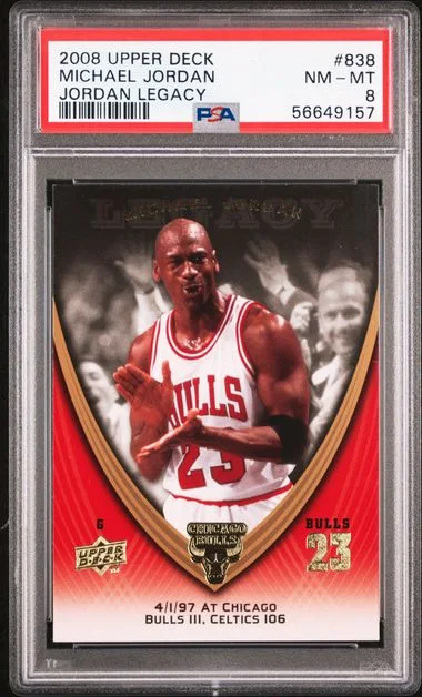 2008 Upper Deck Michael Jordan Jordan Legacy #838 card image