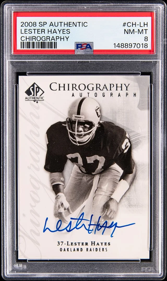 2008 Upper Deck SP Authentic Lester Hayes Chirography #CH-LH card image