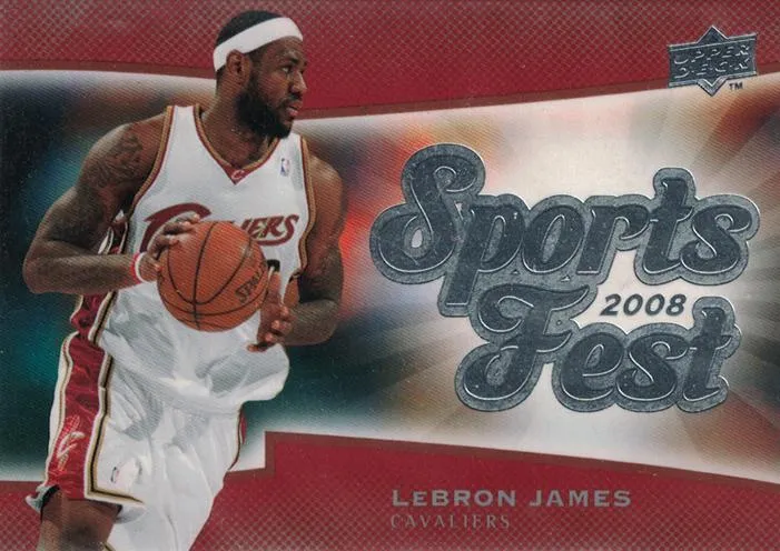 2008 Upper Deck SportsFest Lebron James #SF-11 card image