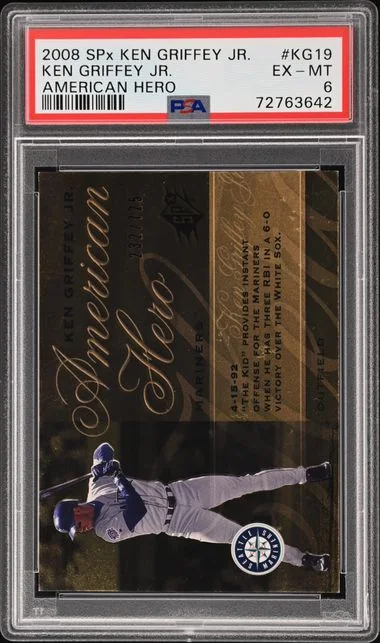 2008 Upper Deck SPx Ken Griffey Jr. American Hero #KG19 card image