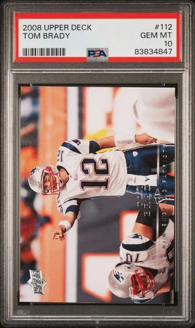 2008 Upper Deck Tom Brady #112 card image