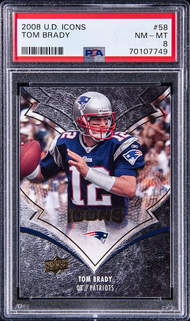 2008 Upper Deck Tom Brady Icons #58 card image
