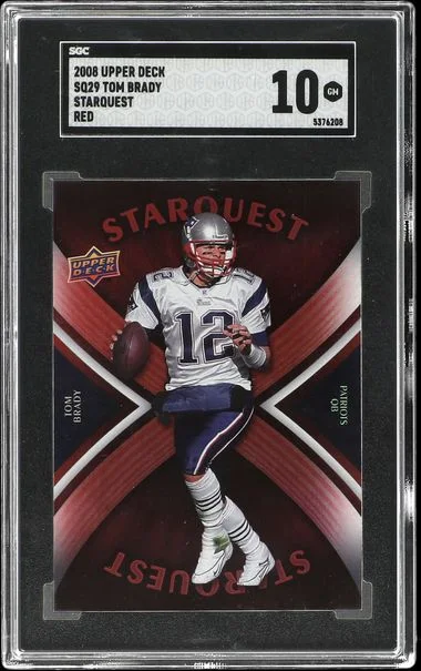 2008 Upper Deck Tom Brady Starquest Red #SQ29 card image