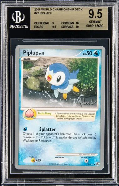 2008 World Championship Deck Piplup #72 card image