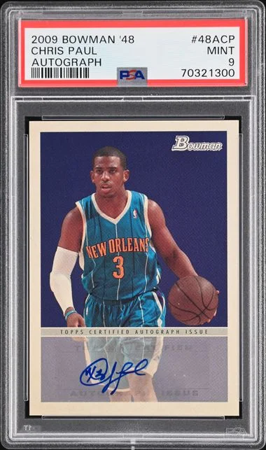 2009-10 Bowman Chris Paul 48 Autograph #48ACP card image
