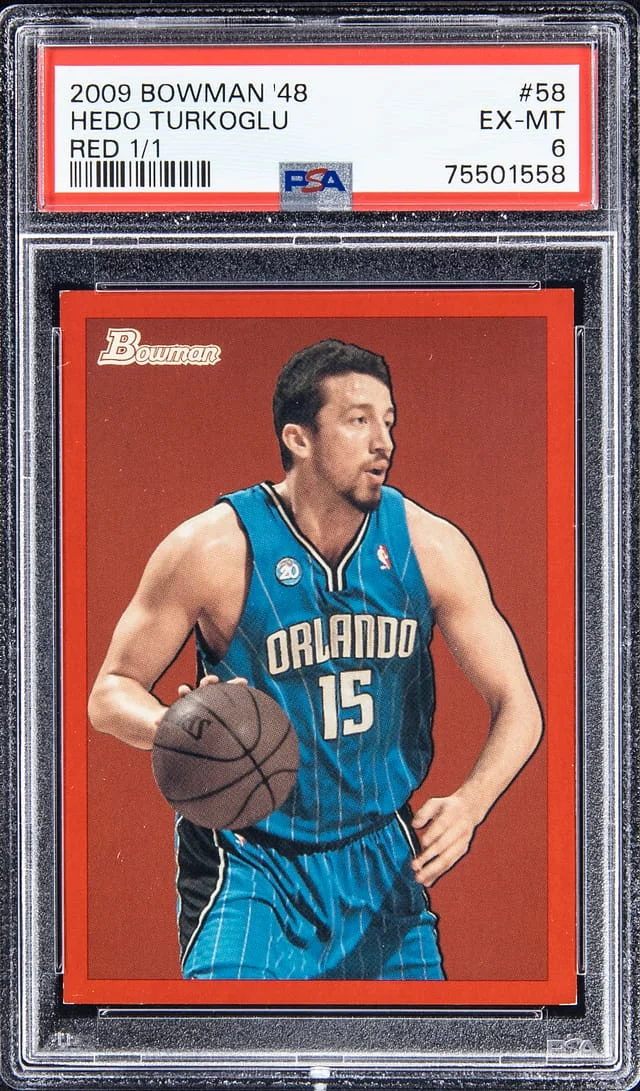 2009-10 Bowman Hedo Turkoglu 48 Red #58 card image