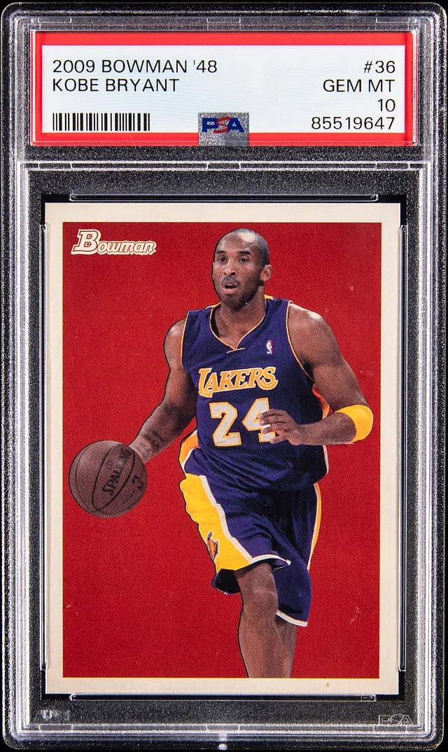 2009-10 Bowman Kobe Bryant 1948 #36 card image