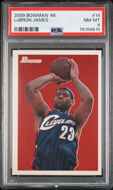 2009-10 Bowman LeBron James 48 #14 card image