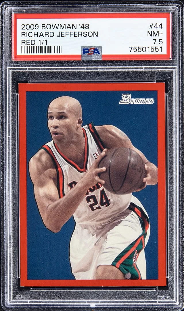 2009-10 Bowman Richard Jefferson 48 Red #44 card image