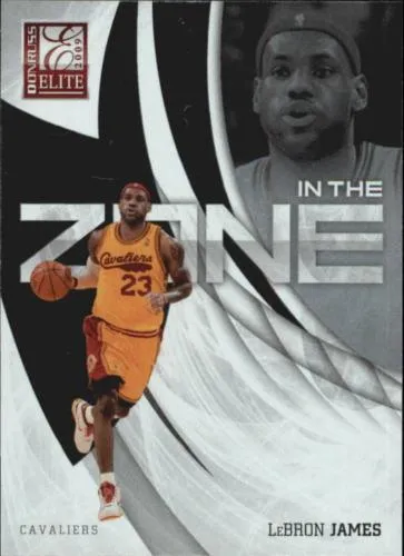 2009-10 Donruss Elite Lebron James In the Zone #19 card image
