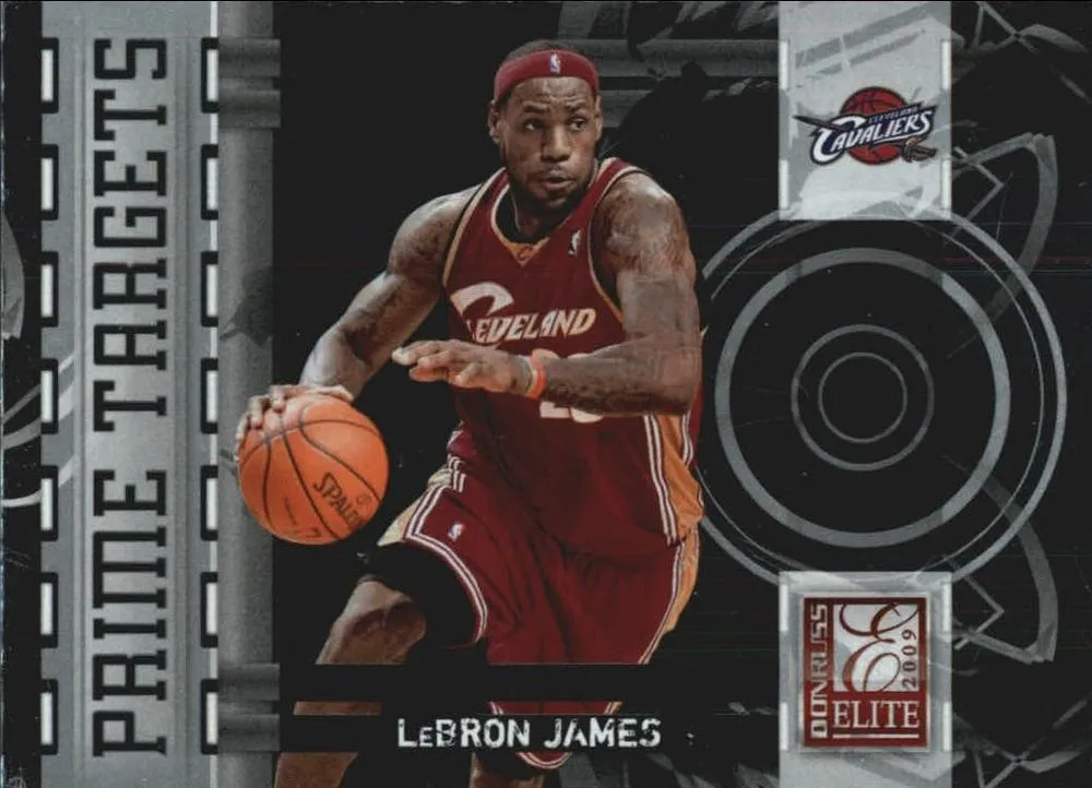 2009-10 Donruss Elite Lebron James Prime Targets #4 card image