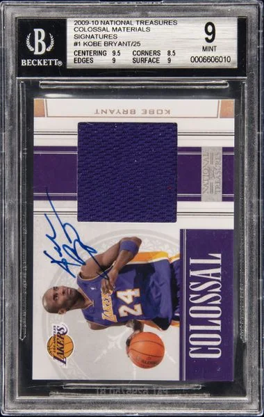 2009-10 National Treasures Kobe Bryant Colossal Materials #1 card image