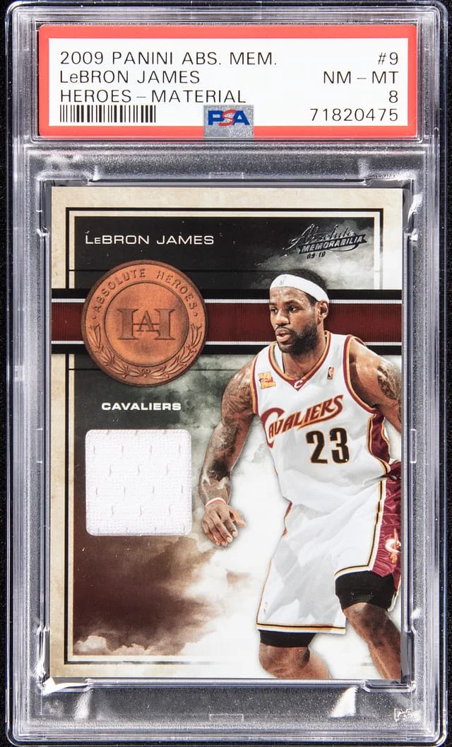 2009-10 Panini Absolute LeBron James Memorabilia Heroes Materials #9 card image
