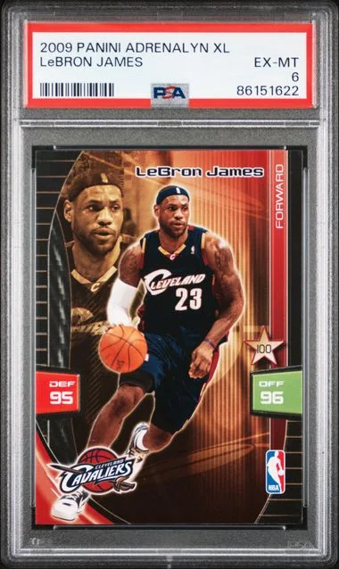2009-10 Panini Adrenalyn Xl LeBron James #no-number card image