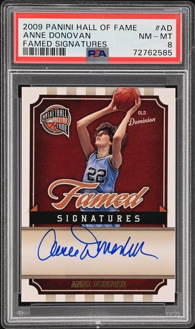 2009-10 Panini Anne Donovan Hall Of Fame Famed Signatures #AD card image