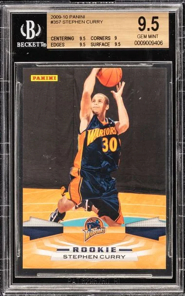 2009-10 Panini Basketball Stephen Curry Card #357 card image