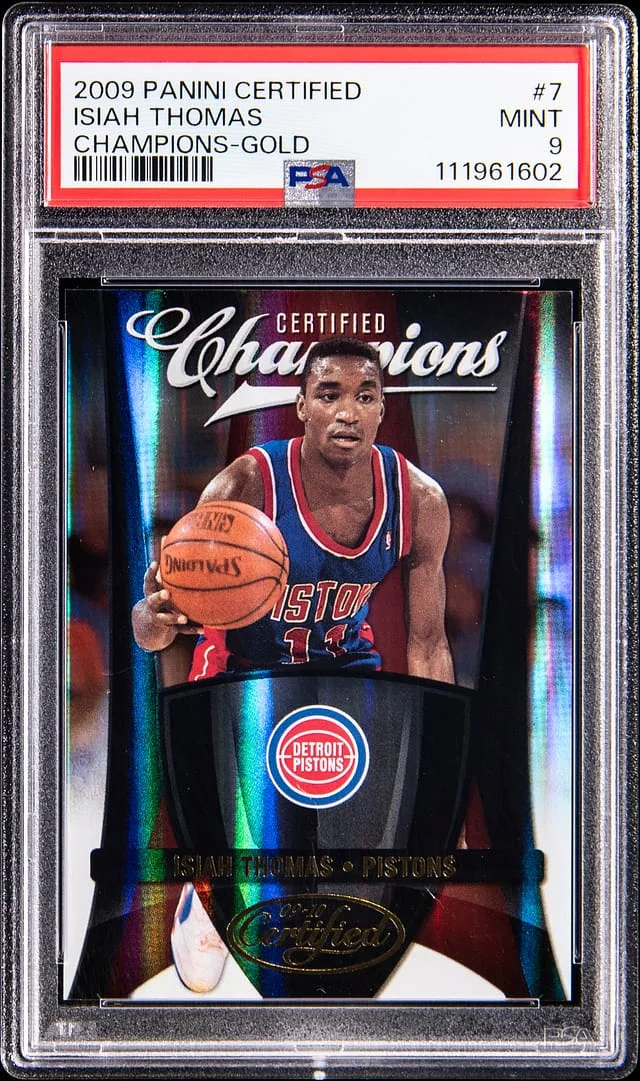 2009-10 Panini Certified Isiah Thomas Champions Gold #7 card image