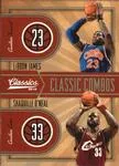 2009-10 Panini Classics Lebron James Classic Combos #2 card image
