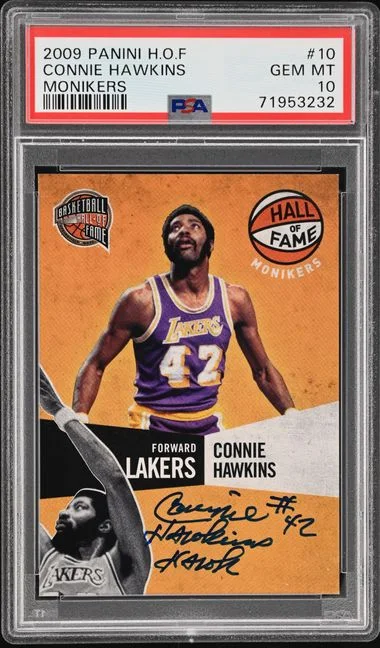 2009-10 Panini Connie Hawkins Hall of Fame Monikers #10 card image