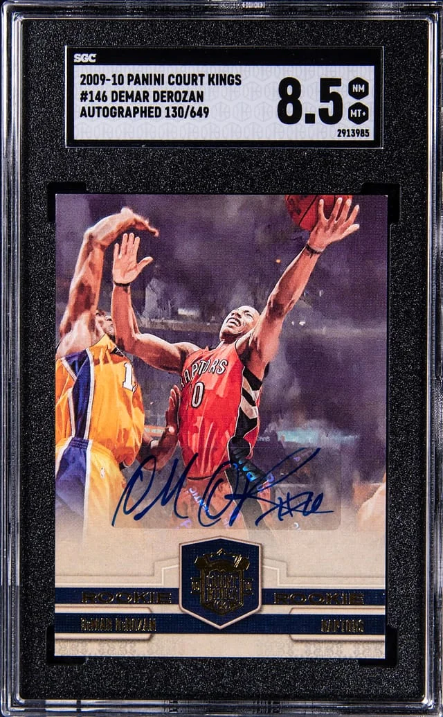 2009-10 Panini Court Kings Demar DeRozan Autograph #146 card image