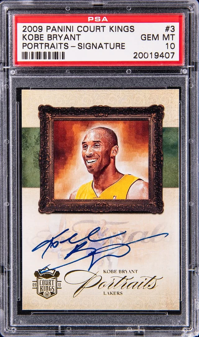 2009-10 Panini Court Kings Kobe Bryant Portraits Signatures #3 card image