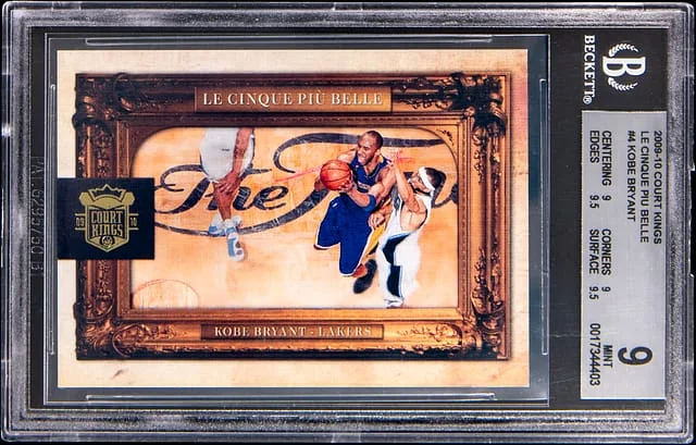 2009-10 Panini Court Kings Kobe Bryant Le Cinque Piu Belle #4 card image