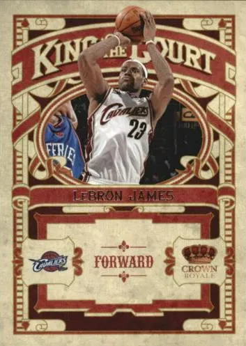 2009-10 Panini Crown Royale Lebron James King on the Court #1 card image
