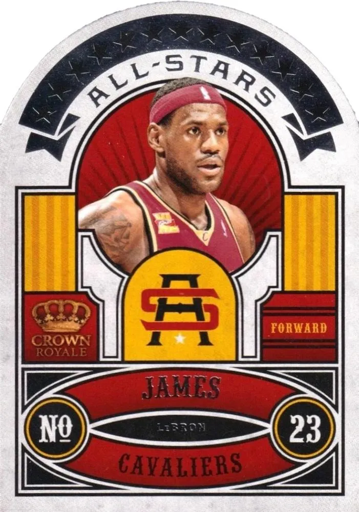 2009-10 Panini Crown Royale Lebron James All-Stars #2 card image
