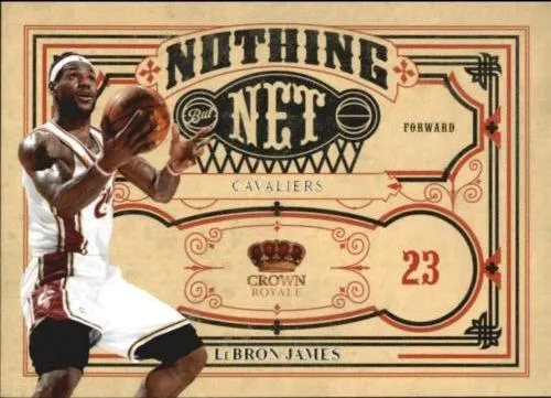 2009-10 Panini Crown Royale Lebron James Nothing But Net #9 card image