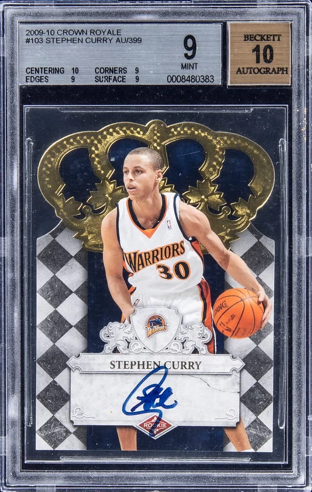 2009-10 Panini Crown Royale Stephen Curry #103 card image