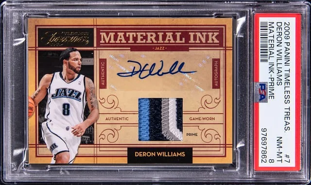 2009-10 Panini Deron Williams Timeless Treasures Material Ink Prime #7 card image