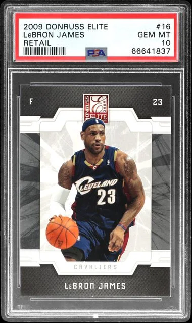 2009-10 Panini Donruss LeBron James Elite Retail #16 card image